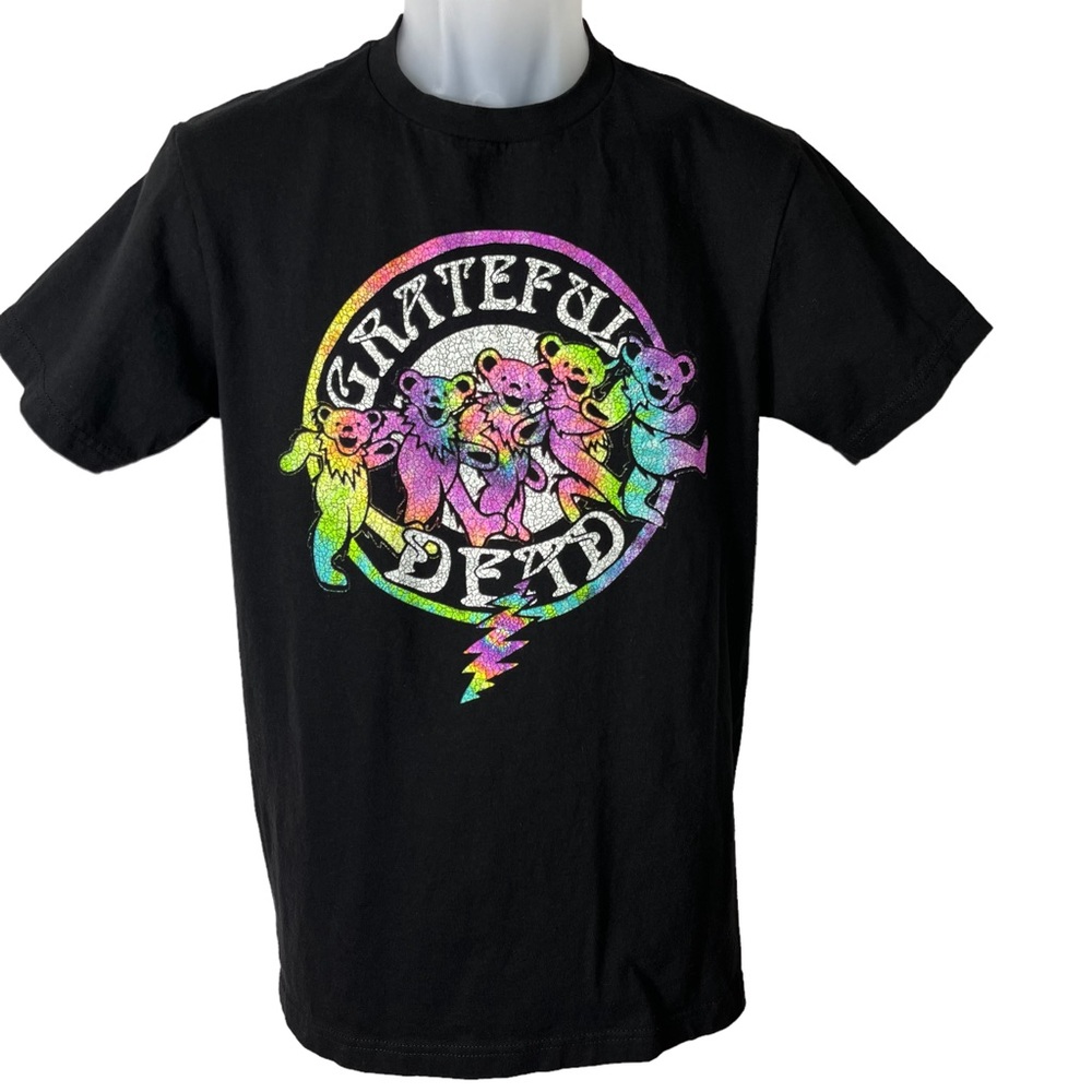 Grateful Dead‎ Size Small Black Graphic 5 Colorful The Dancing Bears T-Shirt